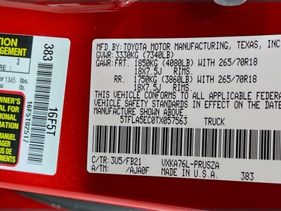 2026 Toyota Tundra SR5
