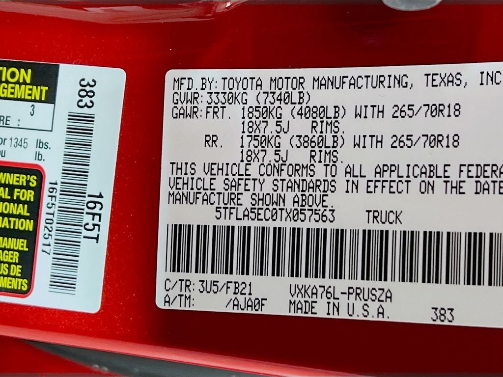 2026 Toyota Tundra SR5