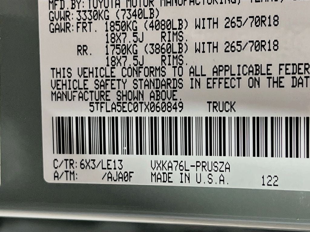2026 Toyota Tundra SR5