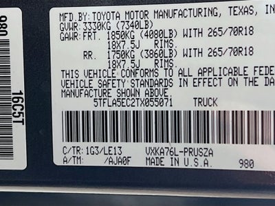 2026 Toyota Tundra SR5