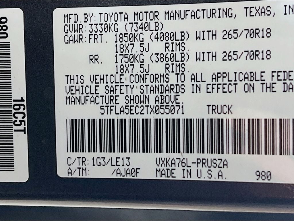 2026 Toyota Tundra SR5