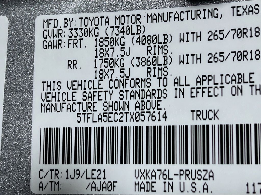 2026 Toyota Tundra SR5
