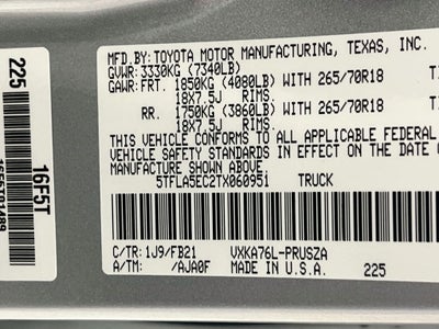 2026 Toyota Tundra SR5
