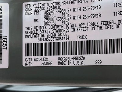 2026 Toyota Tundra SR5