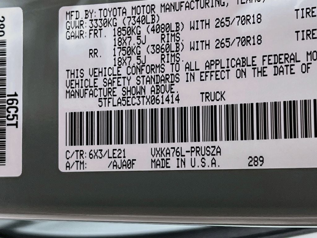 2026 Toyota Tundra SR5