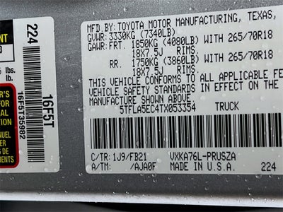 2026 Toyota Tundra SR5