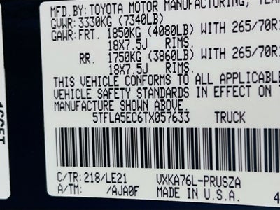 2026 Toyota Tundra SR5