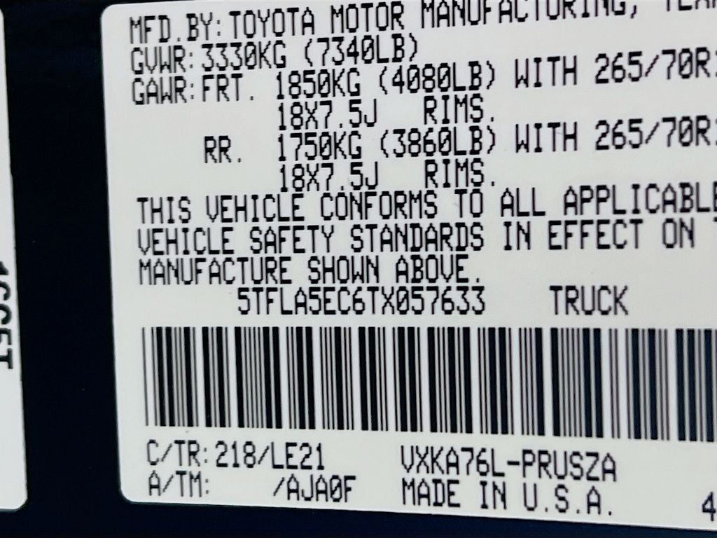 2026 Toyota Tundra SR5