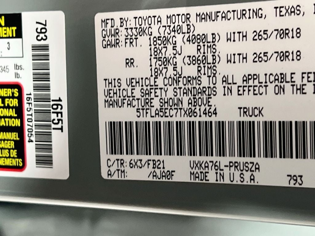 2026 Toyota Tundra SR5