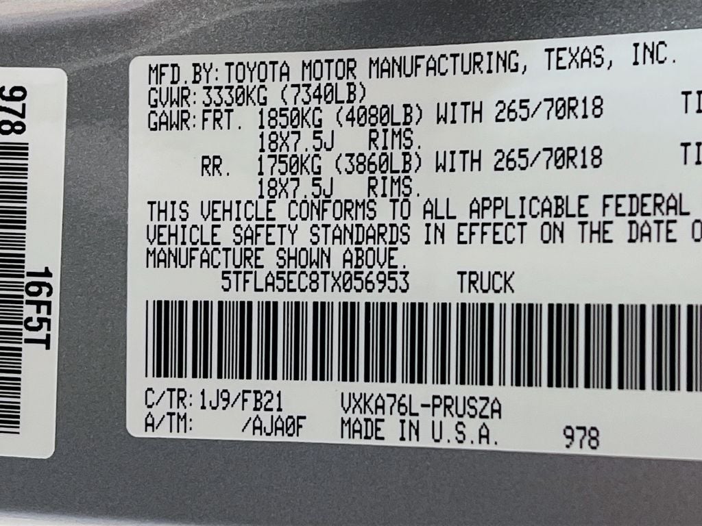 2026 Toyota Tundra SR5