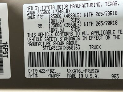 2026 Toyota Tundra SR5