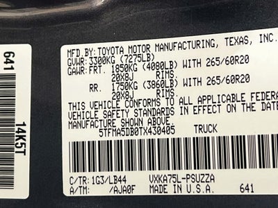2026 Toyota Tundra 1794 Edition