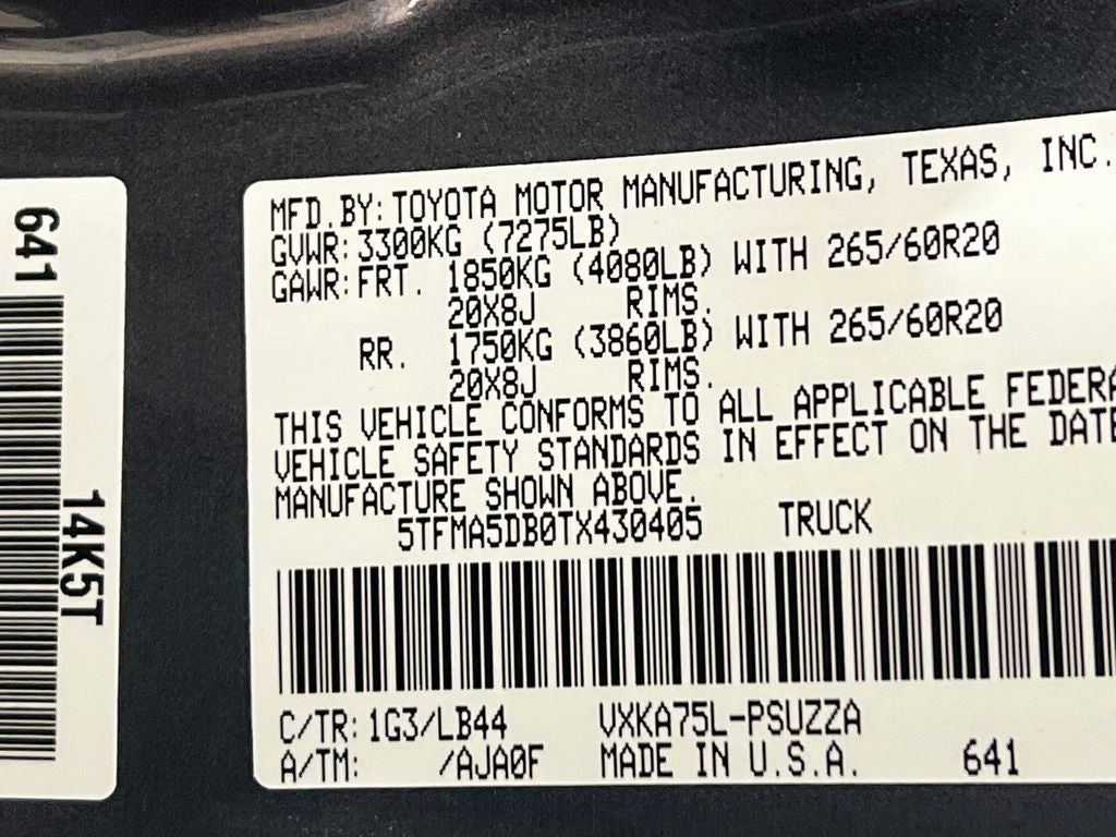 2026 Toyota Tundra 1794 Edition
