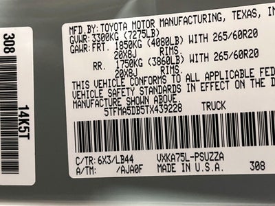 2026 Toyota Tundra 1794 Edition