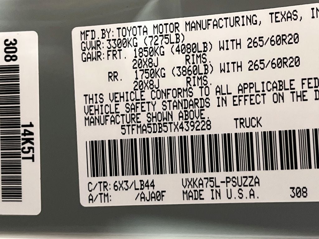 2026 Toyota Tundra 1794 Edition