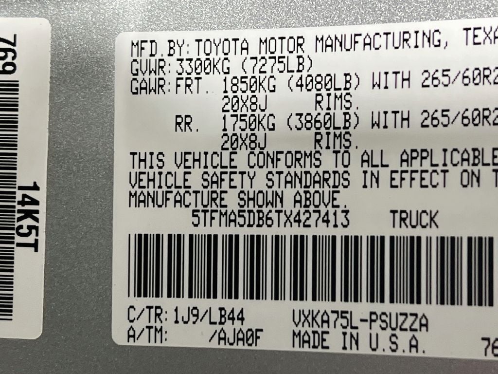 2026 Toyota Tundra 1794 Edition