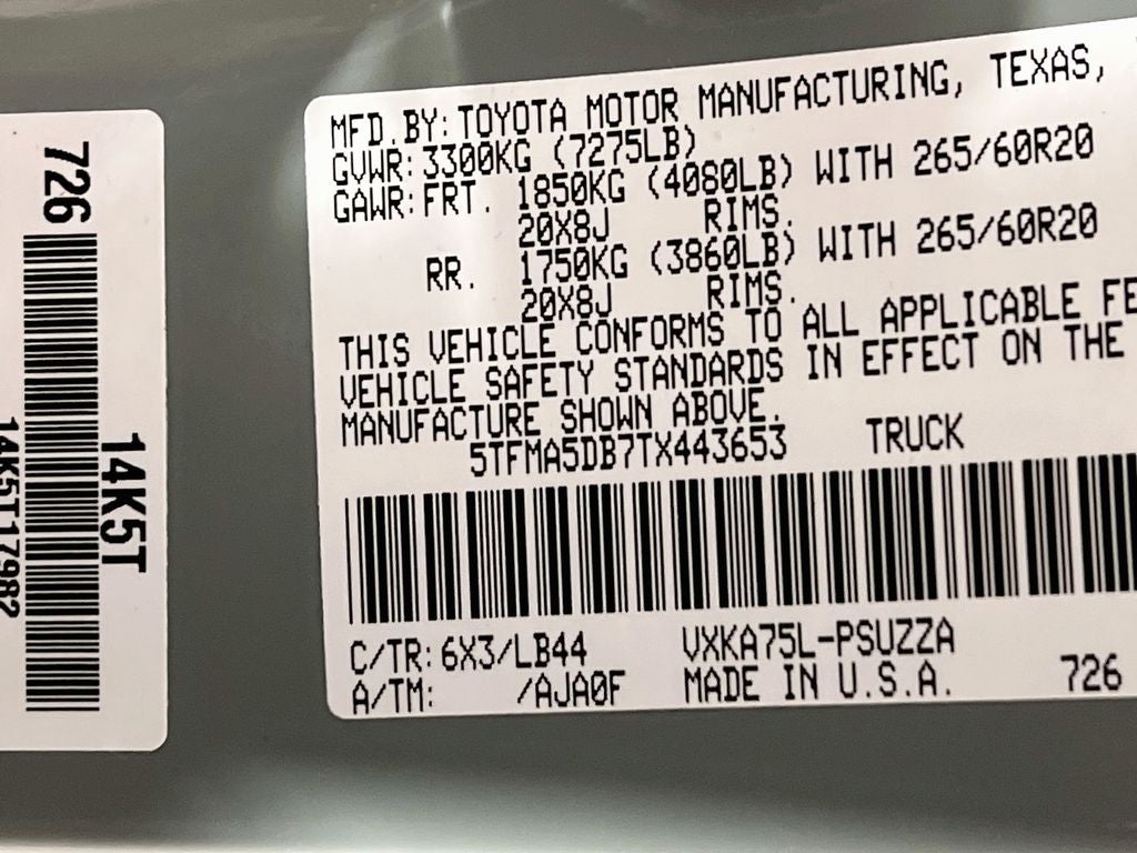 2026 Toyota Tundra 1794 Edition
