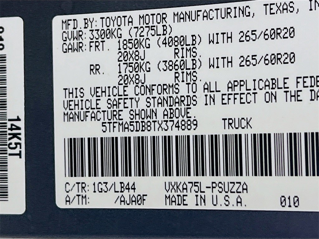 2026 Toyota Tundra 1794 Edition