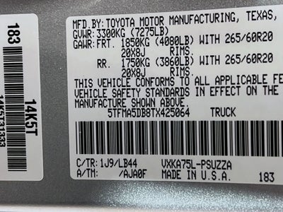 2026 Toyota Tundra 1794 Edition