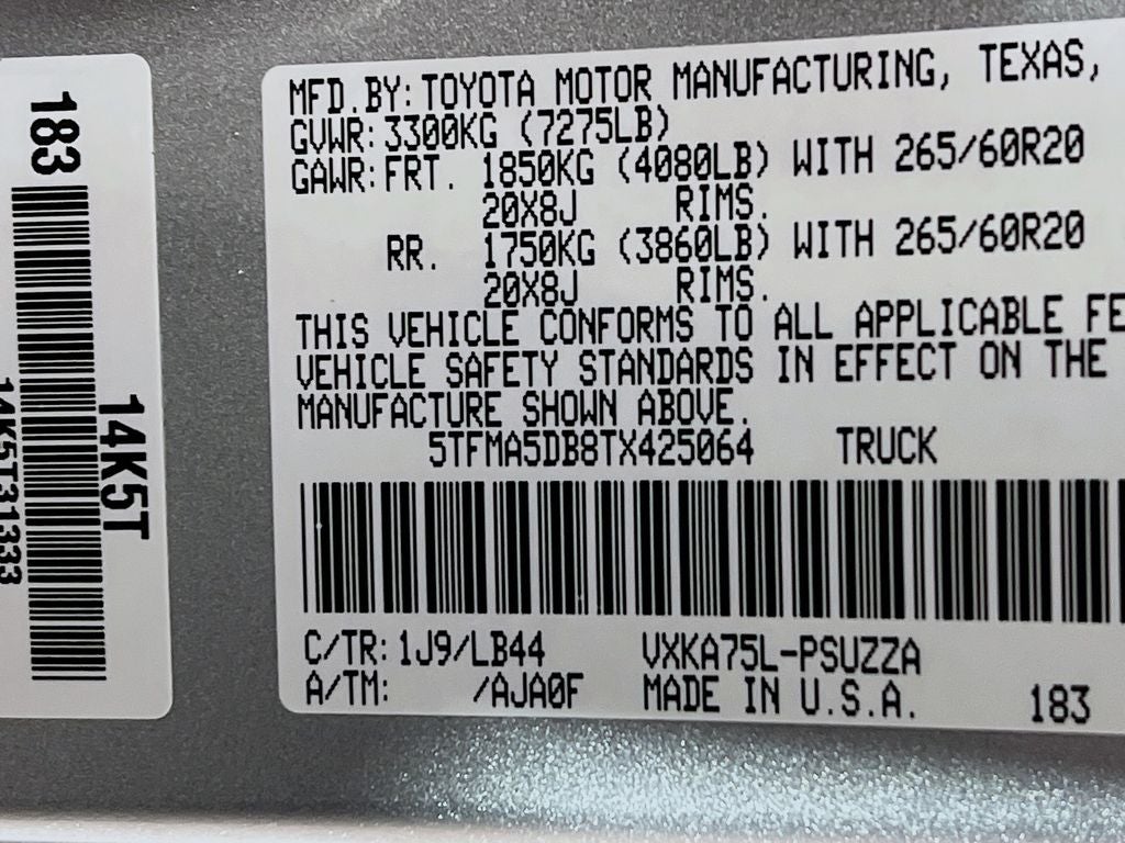 2026 Toyota Tundra 1794 Edition