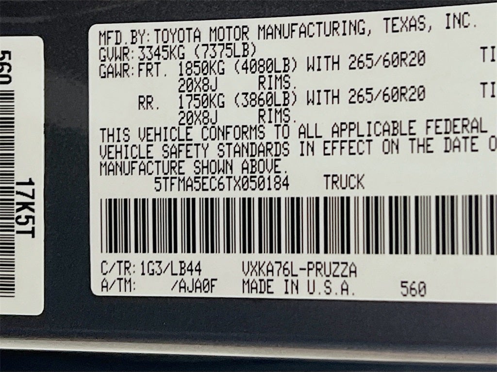 2026 Toyota Tundra 1794 Edition