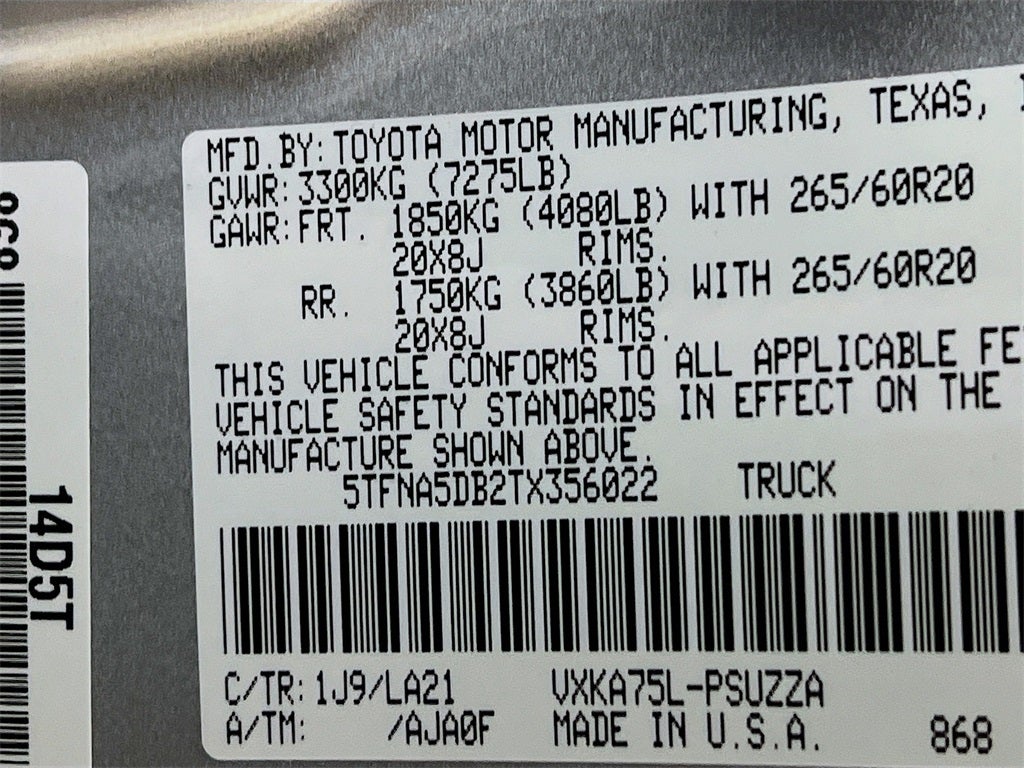 2026 Toyota Tundra Platinum