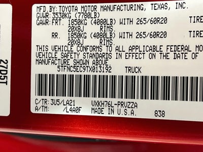 2026 Toyota Tundra i-FORCE MAX Platinum i-FORCE MAX