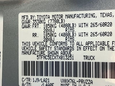 2026 Toyota Tundra i-FORCE MAX Platinum i-FORCE MAX