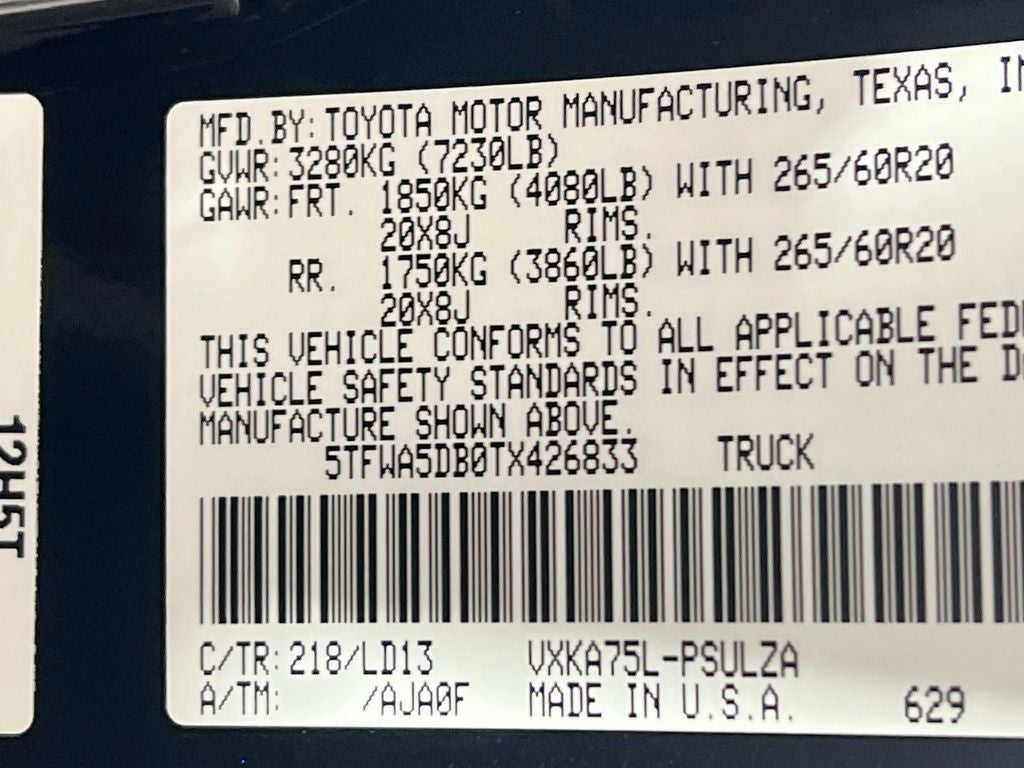 2026 Toyota Tundra Limited