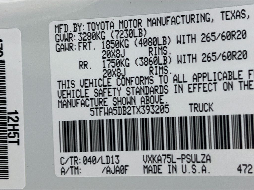 2026 Toyota Tundra Limited