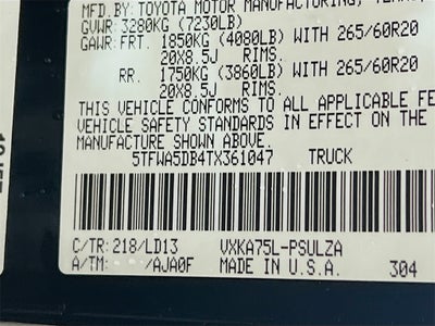 2026 Toyota Tundra Limited