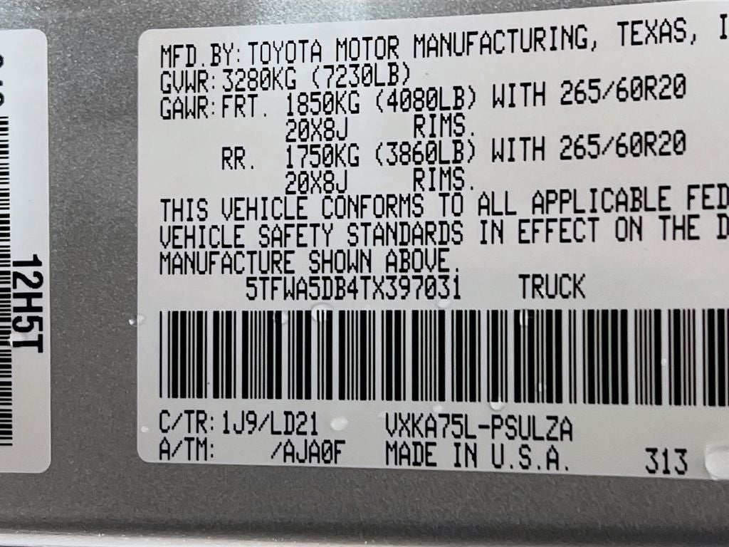 2026 Toyota Tundra Limited