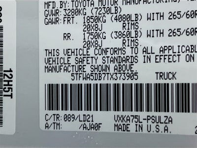 2026 Toyota Tundra Limited