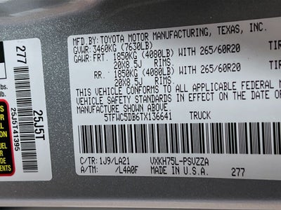 2026 Toyota Tundra i-FORCE MAX Platinum i-FORCE MAX