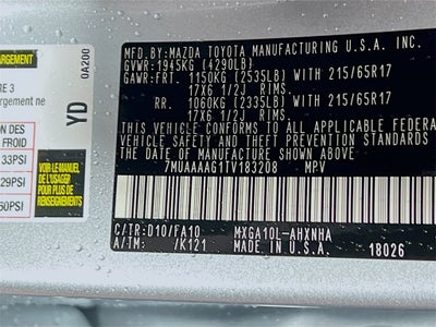 2026 Toyota Corolla Cross L S