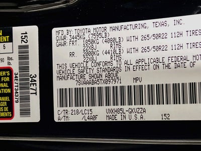 2026 Toyota Sequoia Capstone