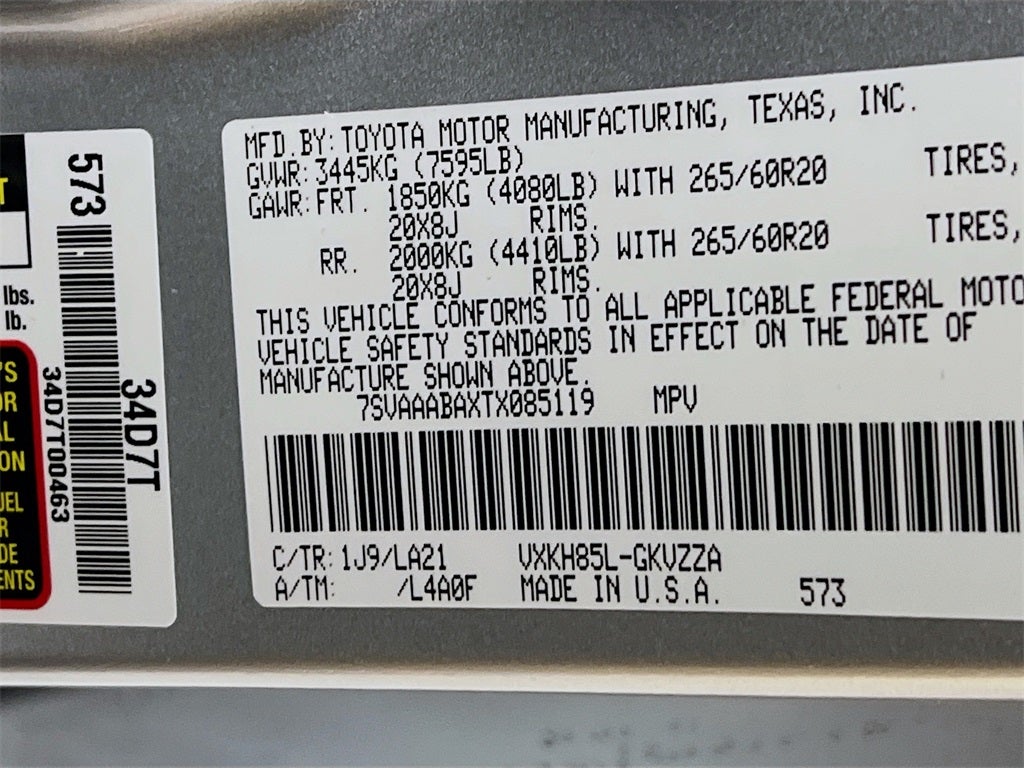 2026 Toyota Sequoia Platinum S