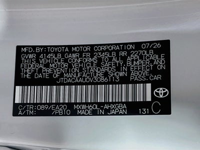 2027 Toyota Prius XLE
