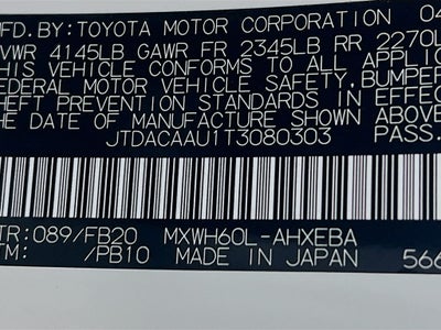 2026 Toyota Prius LE S