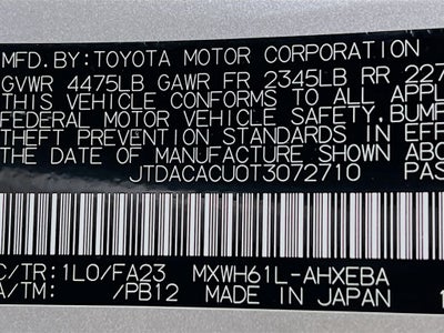 2026 Toyota Prius Plug-in Hybrid SE