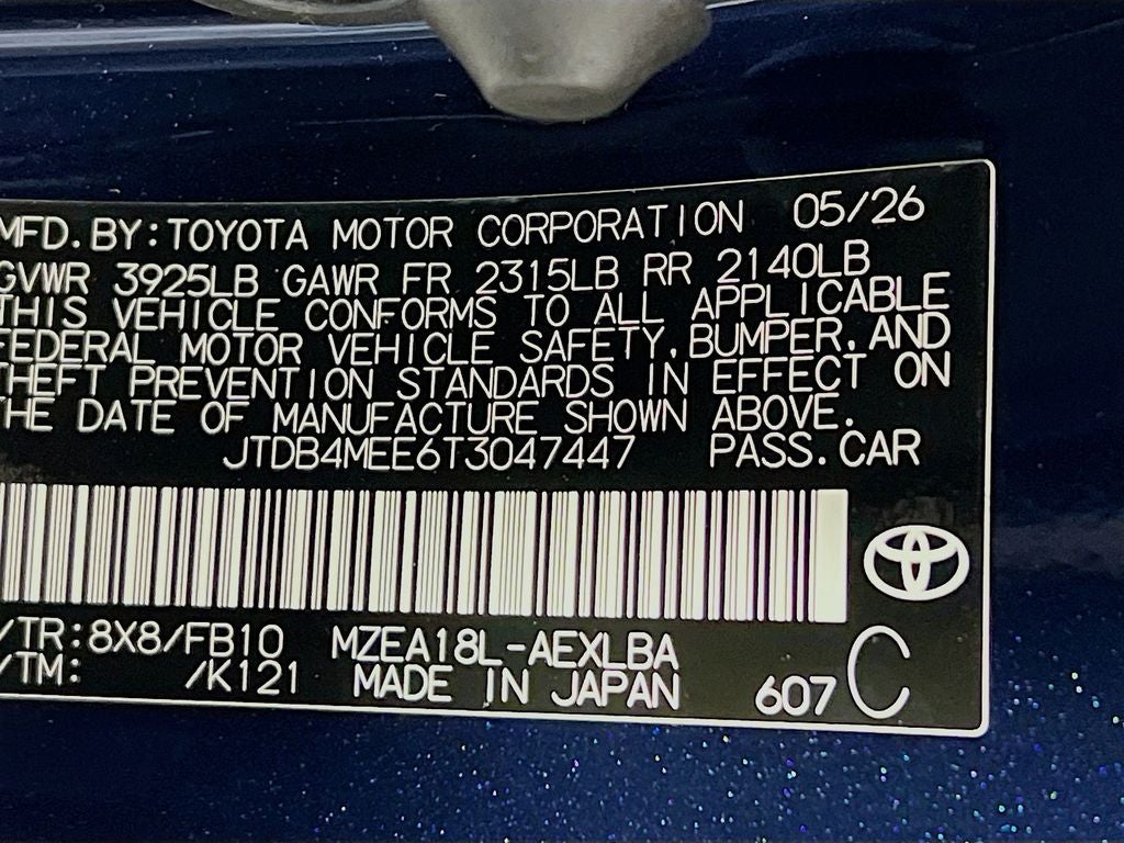 2026 Toyota Corolla LE
