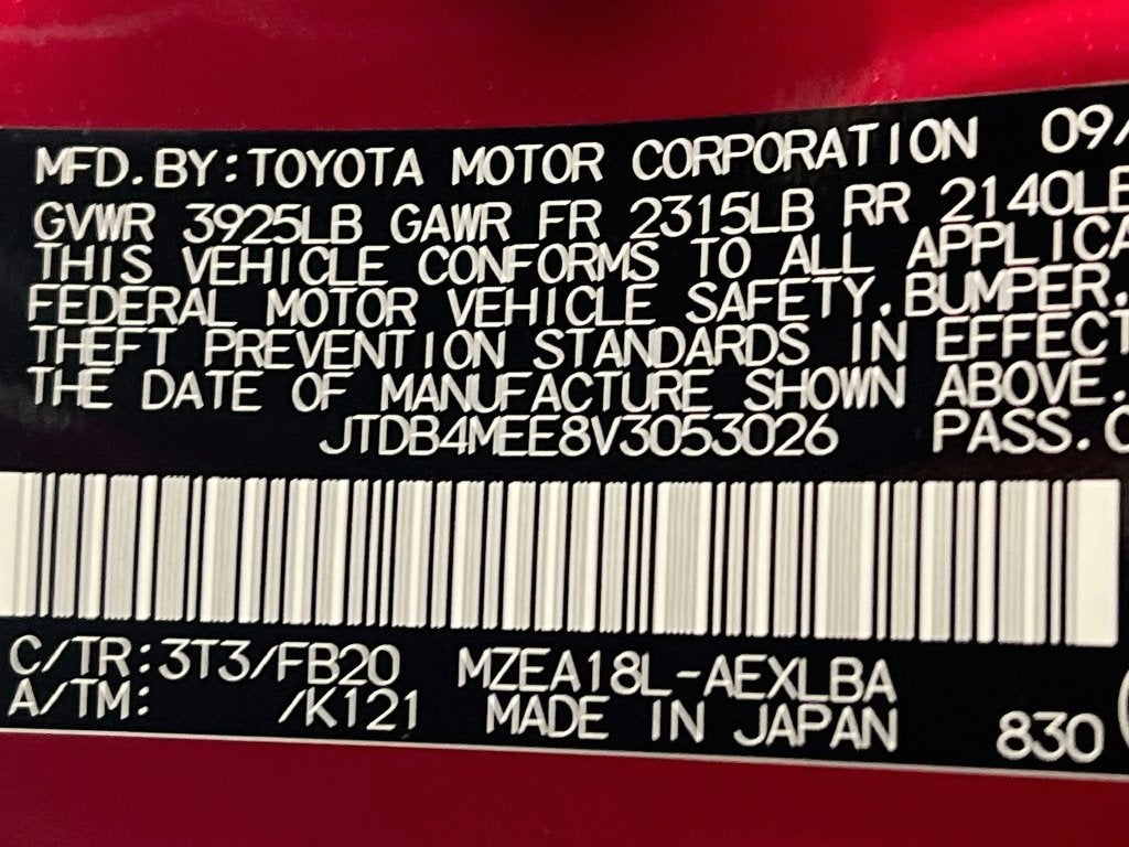 2027 Toyota Corolla LE S