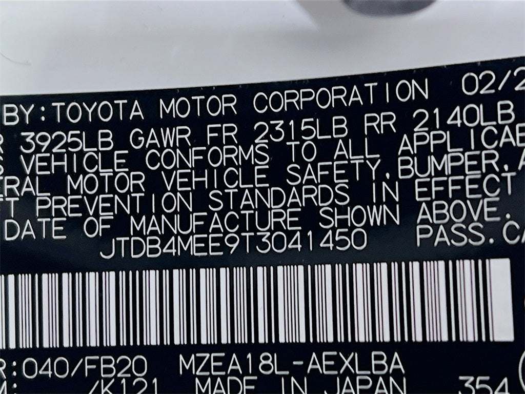 2026 Toyota Corolla LE