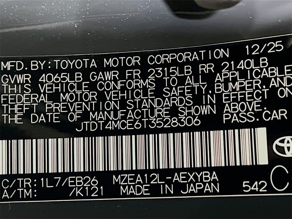 2026 Toyota Corolla XSE