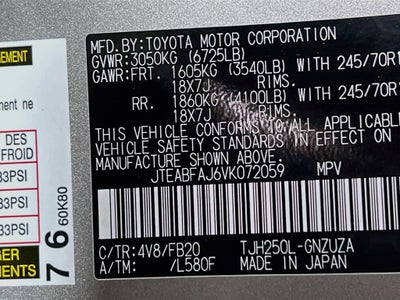 2027 Toyota Land Cruiser Land Cruiser 1958