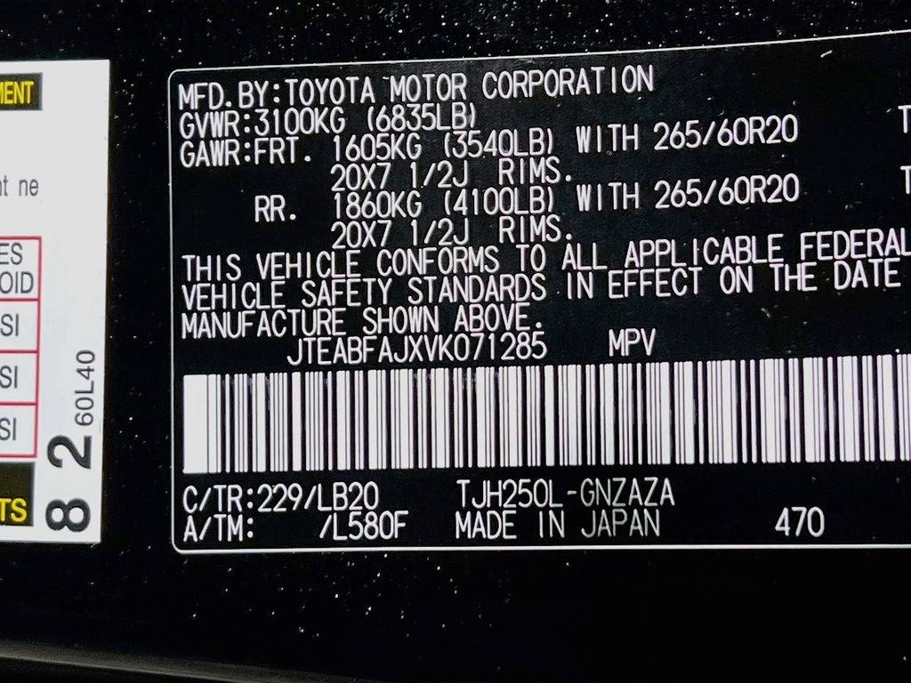 2027 Toyota Land Cruiser Land Cruiser