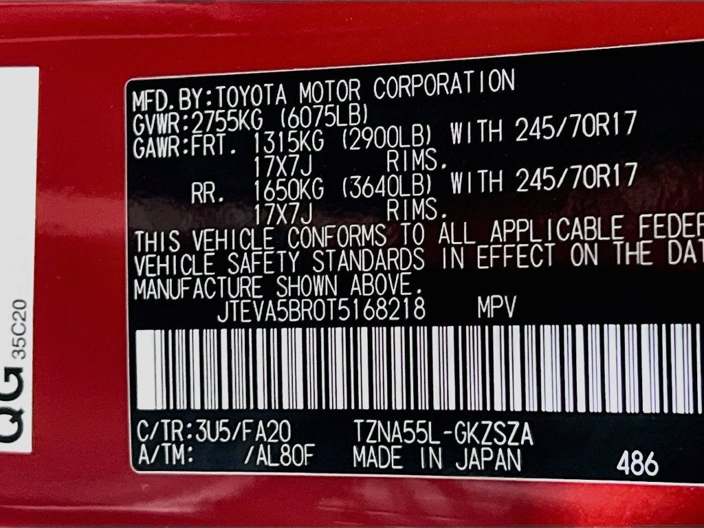 2026 Toyota 4Runner SR5