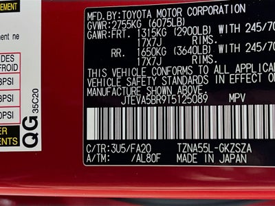 2026 Toyota 4Runner SR5 S