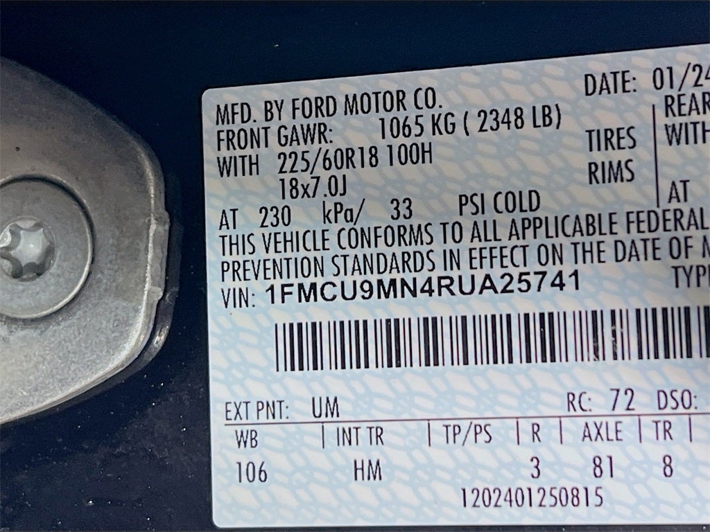 2024 Ford Escape ST-Line