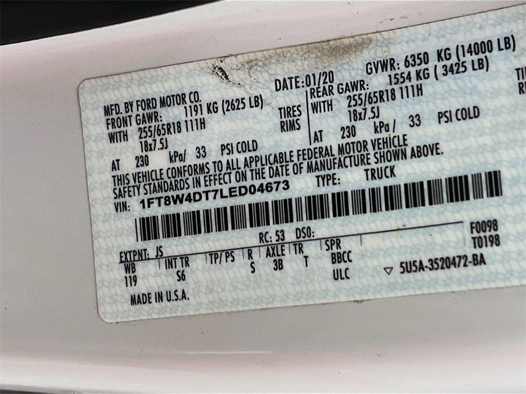 2020 Ford F-450SD Lariat DRW